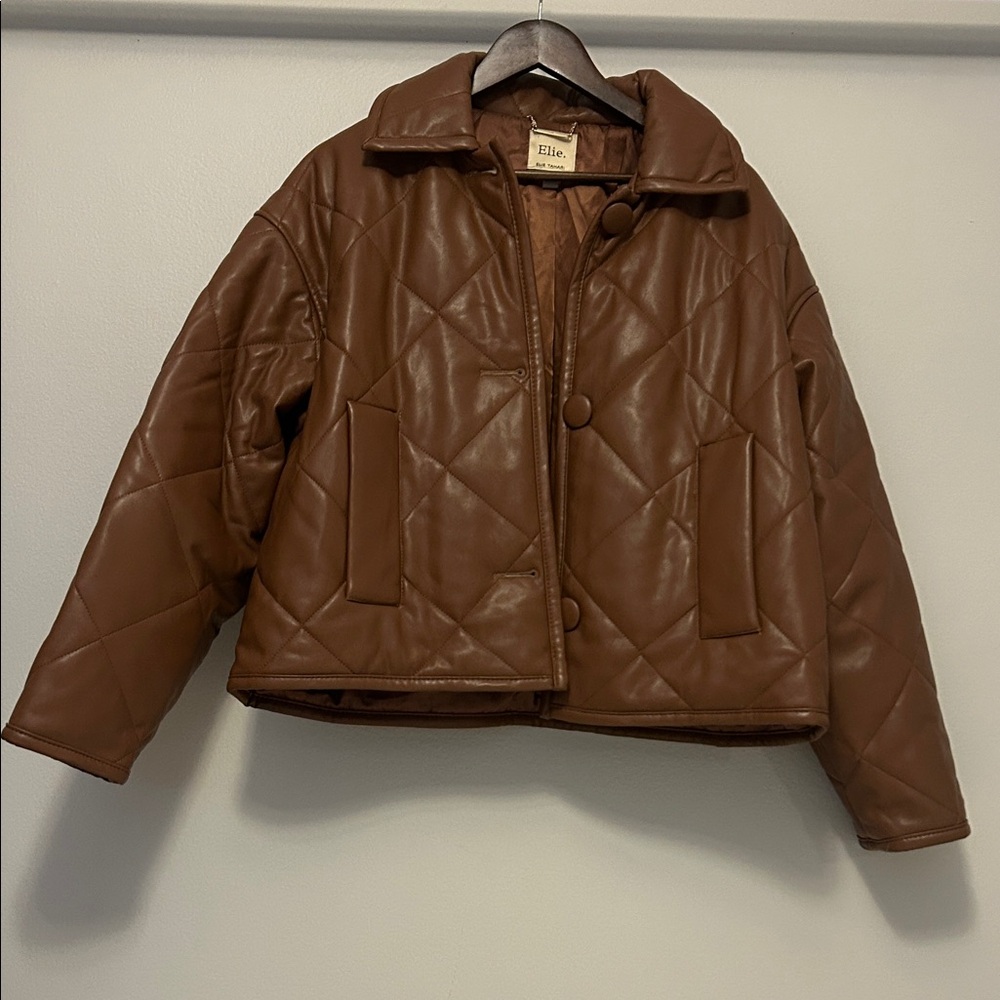 Elie Brown Quilted Puffer Jacket